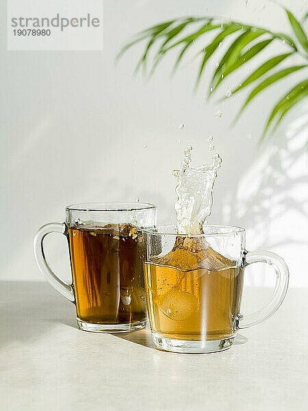 Vorderansicht Tee Spritzglas