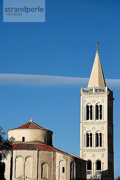 Vorromanische Kirche St. Donatus in Zadar  Kroatien  gegründet im 9. Jahrhundert als Kirche der Heiligen Dreifaltigkeit  Europa