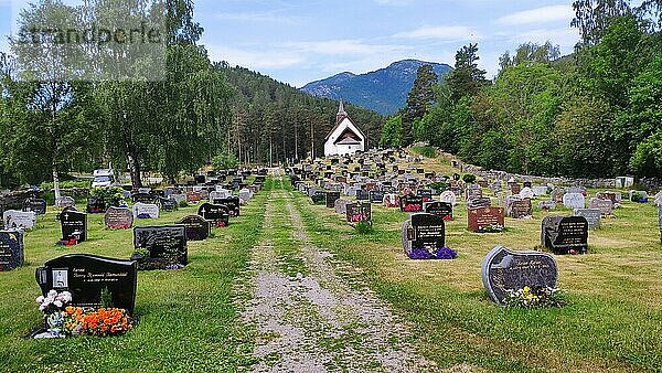 Kirche in Seljord  Telemark  Norwegen  Europa