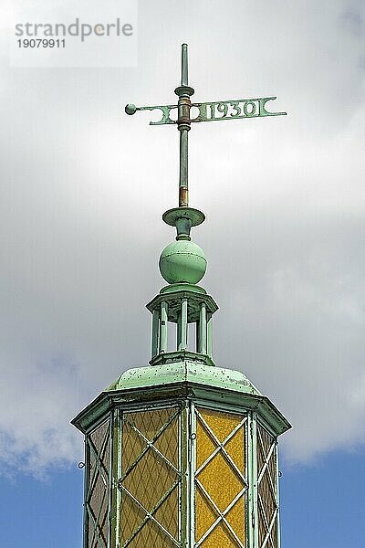 Turm  Detail  König Christian X. Brücke  Sønderborg  Syddanmark  Dänemark  Europa