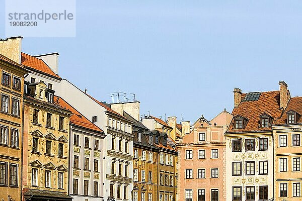 Altstadtwohnung mit historischer Architektur in Warschau  Polen  Europa