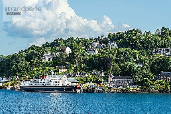 Oban Bay and Seafront  Oban  Argyll und Bute  Schottland  UK