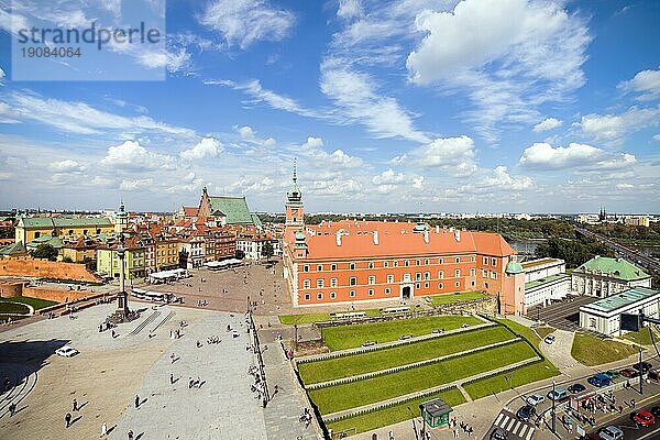 Königliches Schloss in der Altstadt (polnisch: Stare Miasto) (Starowka) von Warschau  Polen  Europa