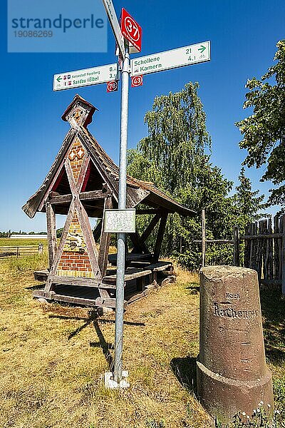 Rastplatz in Wulkau  Kamern  Sachsen-Anhalt  Deutschland  Europa