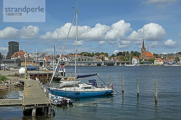 Boote  Hafen  Sønderborg  Syddanmark  Dänemark  Europa