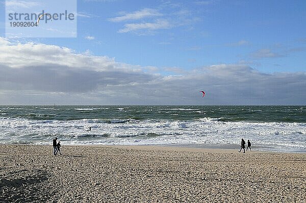 Brandung an der Nordseeküste