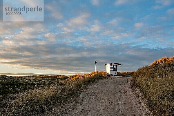 Strandübergang an der Nordsee Küste