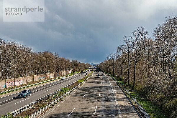 Bundesautobahn 555 Richtung Bonn