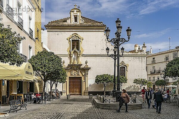 Klosterkirche von San Francisco Convento de San Francisco an der Plaza de San Francisco  Cádiz  Andalusien  Spanien  Europa