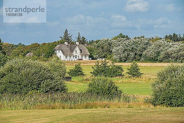 Reetdachhaus in der Sylter Landschaft