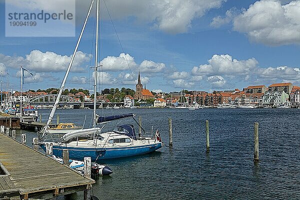 Boote  Hafen  Sønderborg  Syddanmark  Dänemark  Europa