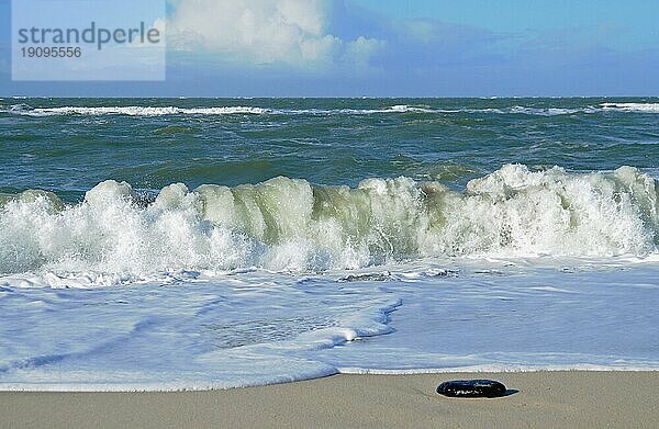 Brandung an der Nordseeküste