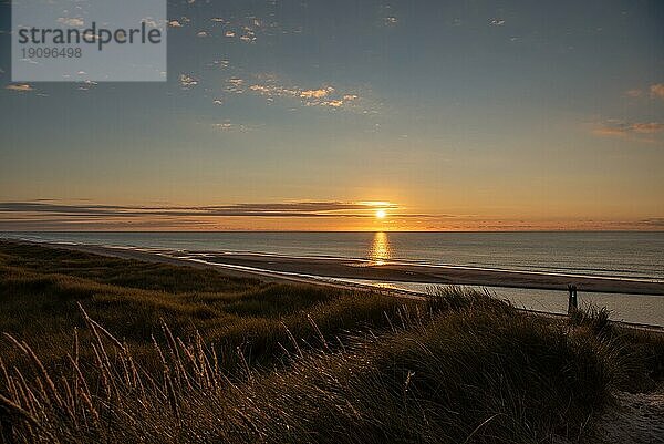 Sonnenuntergang vor List Nord