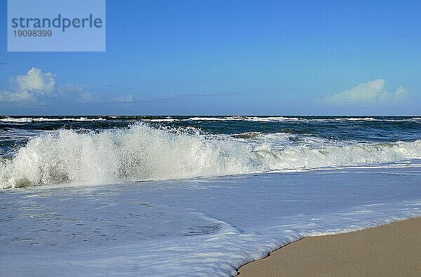 Brandung an der Nordseeküste