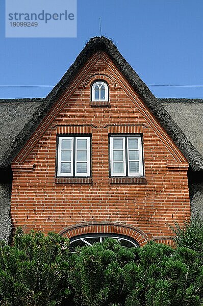 Friesenhaus auf der Nordseeinsel Sylt