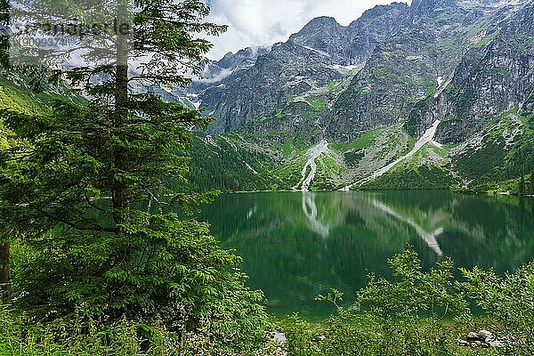 Morskie Oko See  Tatragebirge Zakopane  Polen. Die Schönheit der Natur