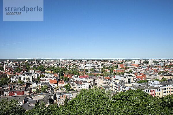 Stadt Bydgoszcz in Polen  Ansicht von oben