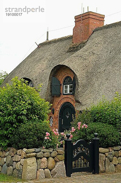 Reetdachhaus auf der Nordseeinsel Sylt