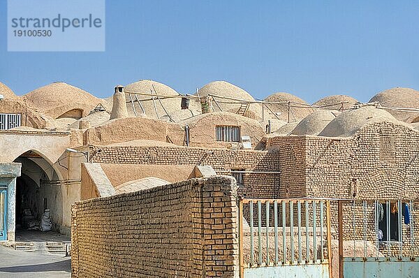 Traditionelle Wohnungen in der Stadt Kashan im Iran