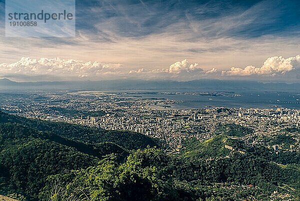 Panoramablick auf Rio de Janeiro in Brasilien