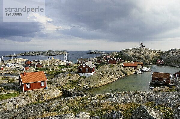 Insel Storoe im Vaedderoe Archipel  Schweden  Westschaeren  Europa