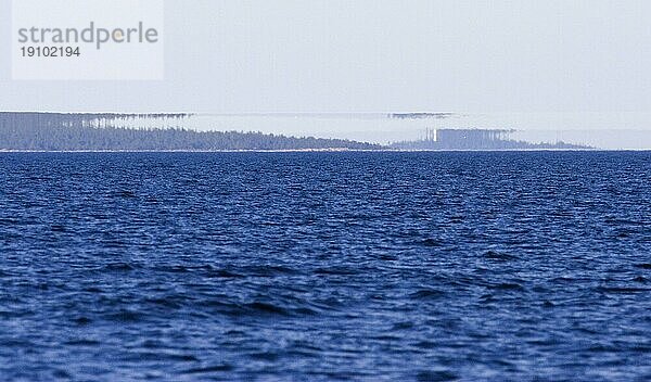 Luftspieglung in der Ostsee