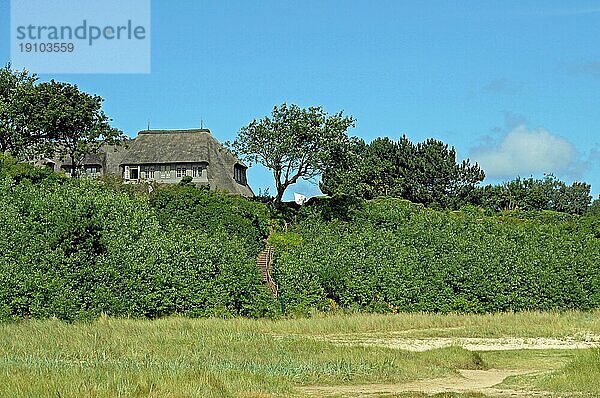 Reetdachhaus an der Ostküste von Braderup auf Sylt