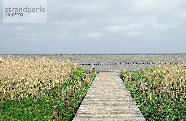 Naturschutzgebiet Wattenmeer an der Ostküste von Sylt