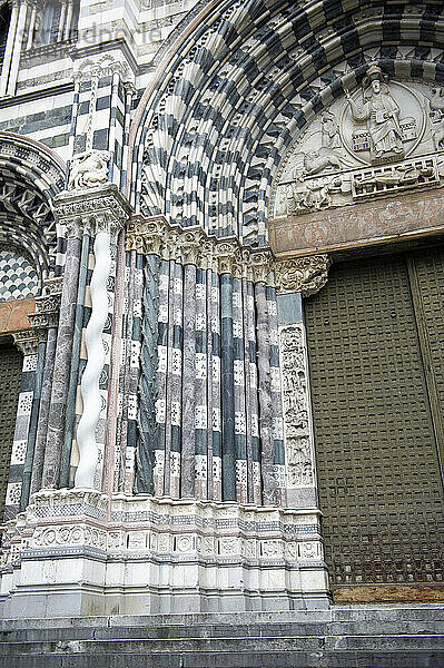 Metropolitan Cathedral Of San Lorenzo Roman Catholic Cathedral In Genoa  Italy  Europe
