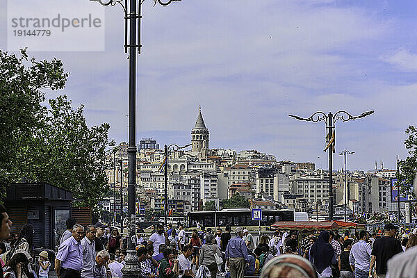 Turkey  Istanbul  harbour road
