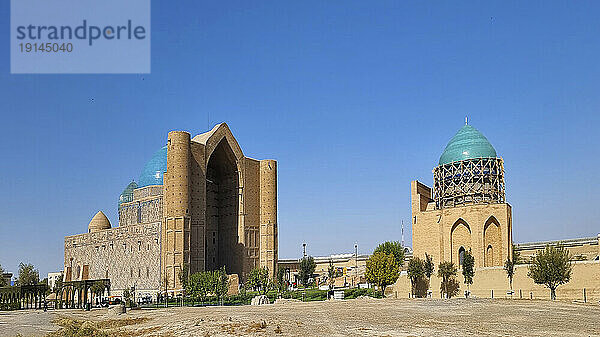 Central Asia  Kazakhstan  Turkestan city. The Mausoleum of Khoja Ahmed Yasavi.