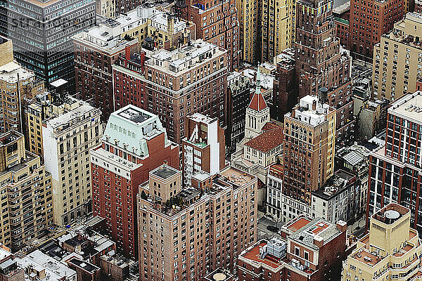 USA  Bundesstaat New York  New York City  klassische Midtown-Wohnhäuser