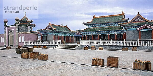 Königspalast und Mausoleum  Palast des Hami Königs aus der Zeit des uigurischen Khanganats  Hami  Kumul  Xinjiang  China  Asien