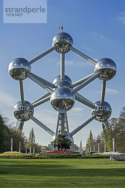 Das Atomium  ein Gebäude in Brüssel  das ursprünglich für die Expo 58  die Weltausstellung 1958 in Brüssel  errichtet wurde