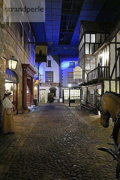 Innenansicht  York Castle Museum  York  England  Großbritannien  Europa