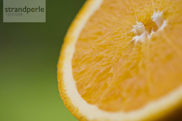 Detail einer halben Orange