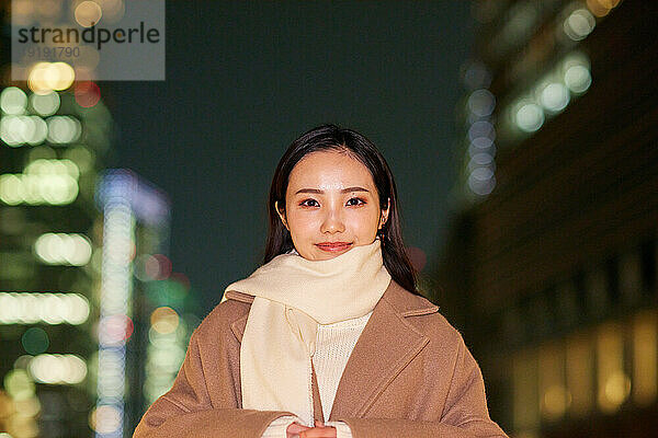 Porträt einer jungen japanischen Frau