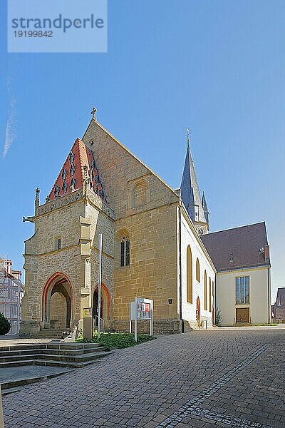 Gotische Unsere Liebe Frau Kirche  Eppingen  Kraichgau  Baden-Württemberg  Deutschland  Europa