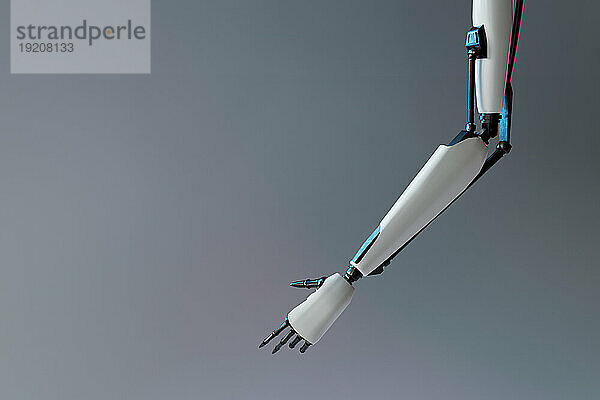 3D render of robotic arm