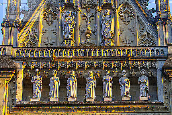 Europa  Frankreich  Grand-Est  Reims. Kathedrale Notre-Dame von Reims