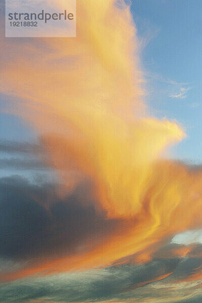 Clouds at sunset.