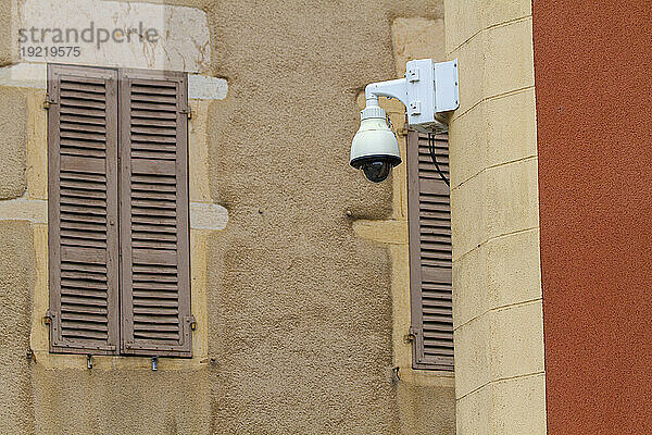 Überwachungskamera im Stadtzentrum
