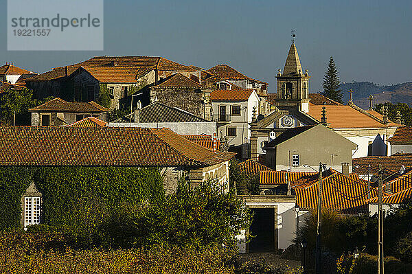 Dorf Provesende im Portweinland; Provesende  Flusstal des Douro  Portugal