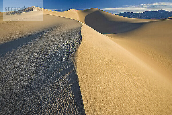 Mesquite Flat Sand Dunes im Death Valley National Park  Kalifornien  USA; Kalifornien  Vereinigte Staaten von Amerika