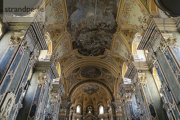 Barocker Dom  Innenraum  Brixen  Südtirol (Südtirol) (Provinz Bozen)  Italien  Europa