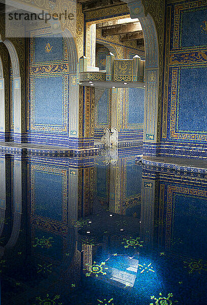 Venezianisches Hallenbad  Hearst Castle  San Simeon  Kalifornien  Vereinigte Staaten von Amerika  Nordamerika