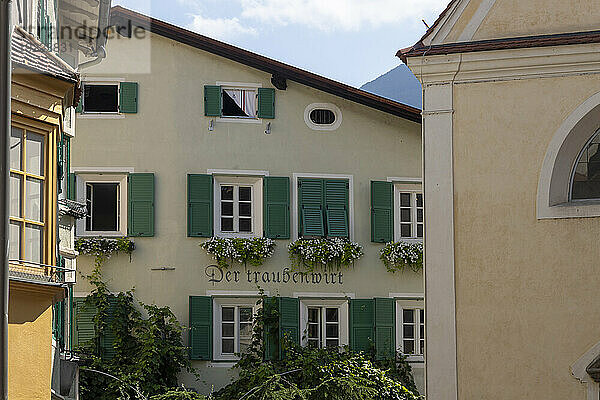 Typisches Restaurant im historischen Zentrum  Brixen  Südtirol (Südtirol) (Provinz Bozen)  Italien  Europa