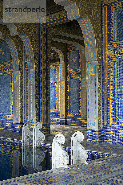 Indoor Venetian pool  Hearst Castle  San Simeon  California  United States of America  North America