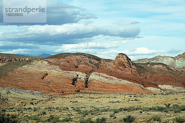 Valley of Fire  in der Nähe von Las Vegas  Nevada  Vereinigte Staaten von Amerika  Nordamerika