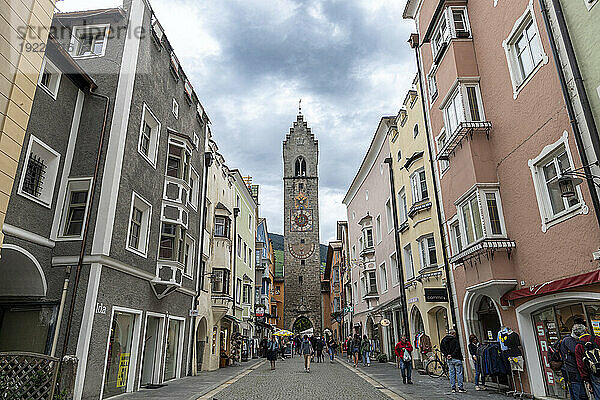 Das historische Zentrum von Sterzing  Südtirol (Südtirol) (Provinz Bozen)  Italien  Europa